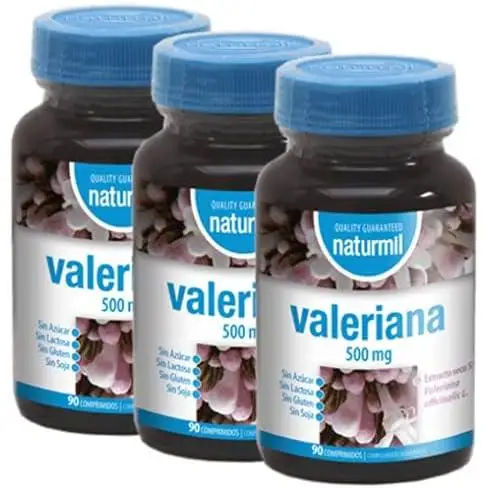 Dietmed Valeriana 90 Cápsulas PACK 3 - Complemento Alimenticio para Calmar los Nervios y Conciliar el Sueño - Bienestar y Descanso en Suplemento Alimenticio de Salud