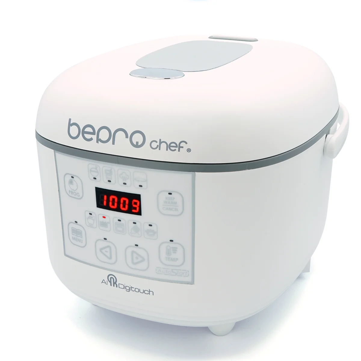 Robot de Cocina Tactil 10 en 1 5L – Olla Programable Multifunción Tactil con 10 Menús Automáticos Bepro Chef Aidigitouch