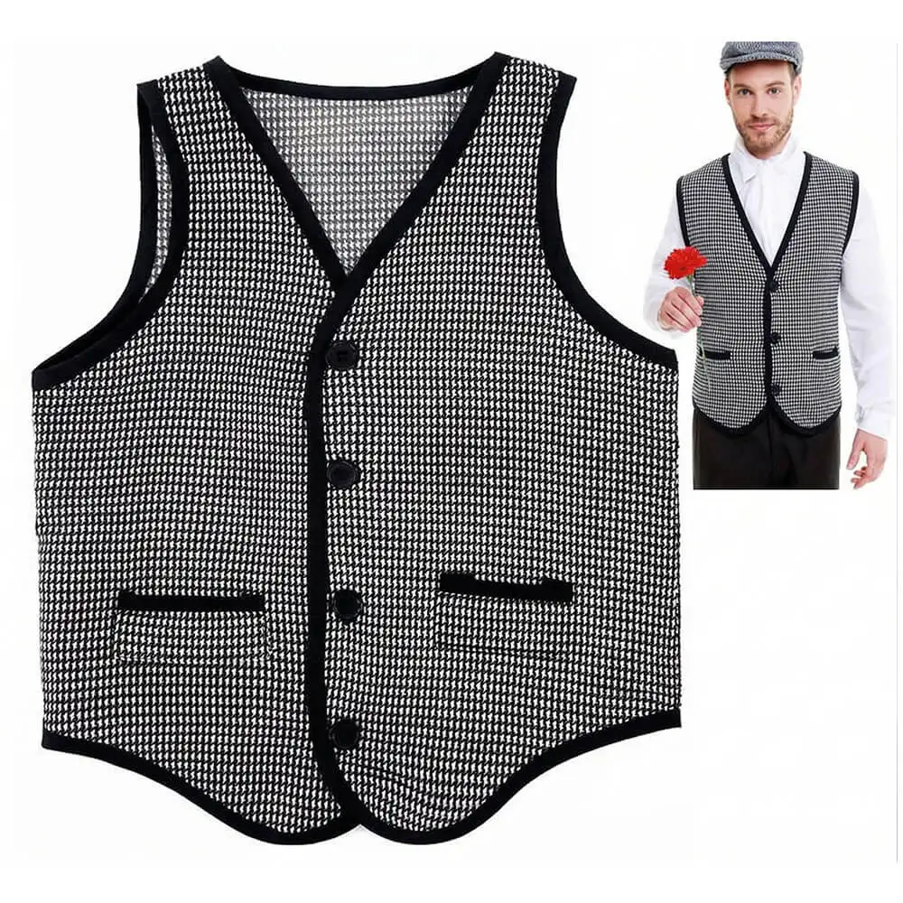 Chaleco de Chulapo Adulto – Traje Típico de Madrid para San Isidro - Partilandia