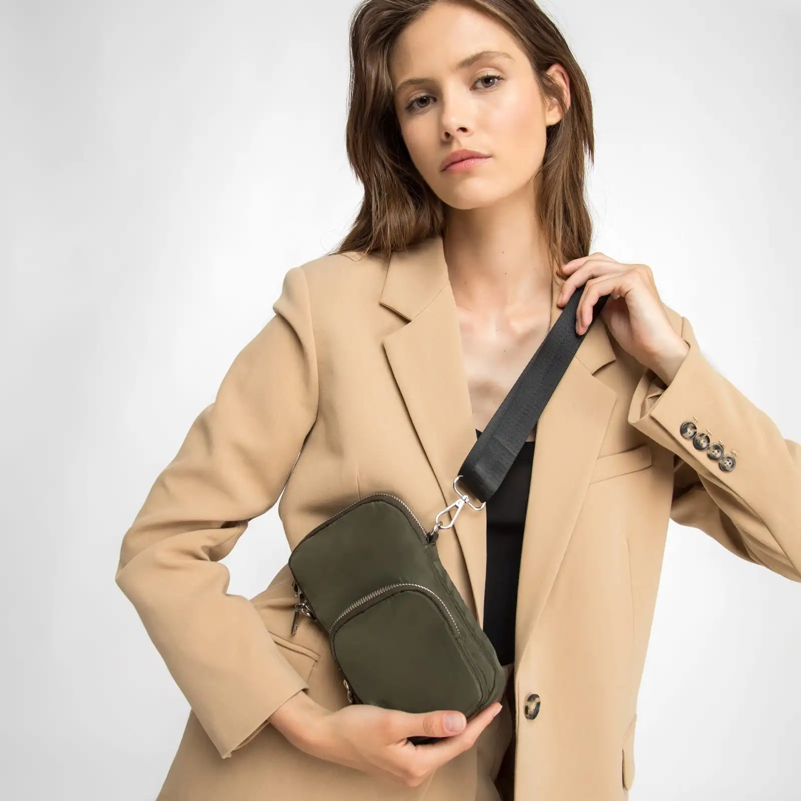 Misako emandas mini shoulder bag for nylon mobile phone mini bags