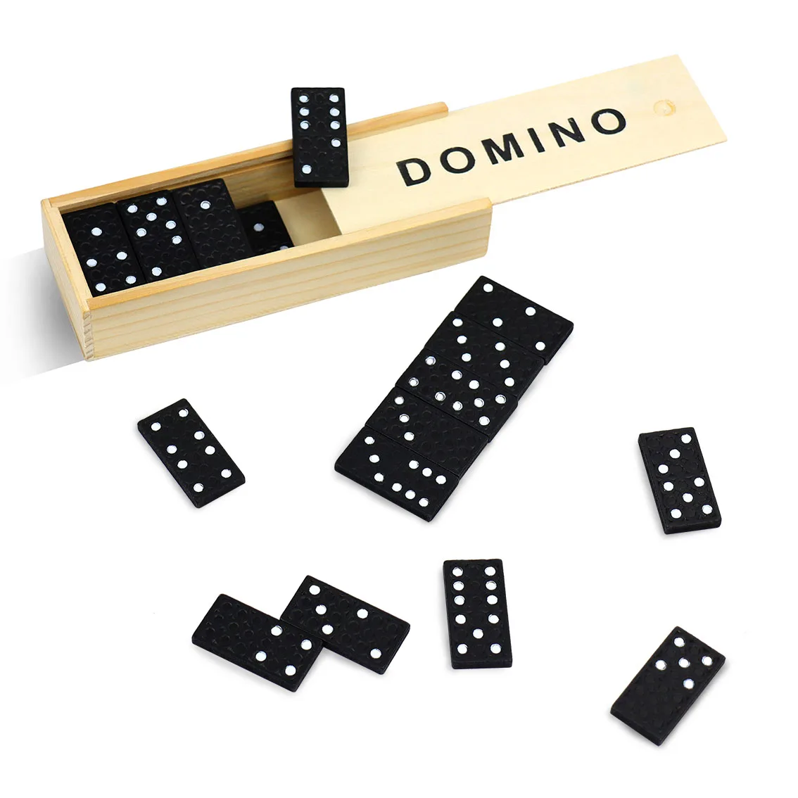 Pack De 12 Dominós De Madera Personalizados Para Comunión – Con Nombre, Fecha Y Caja Decorada, Un Recuerdo único Y Divertido Para Invitados