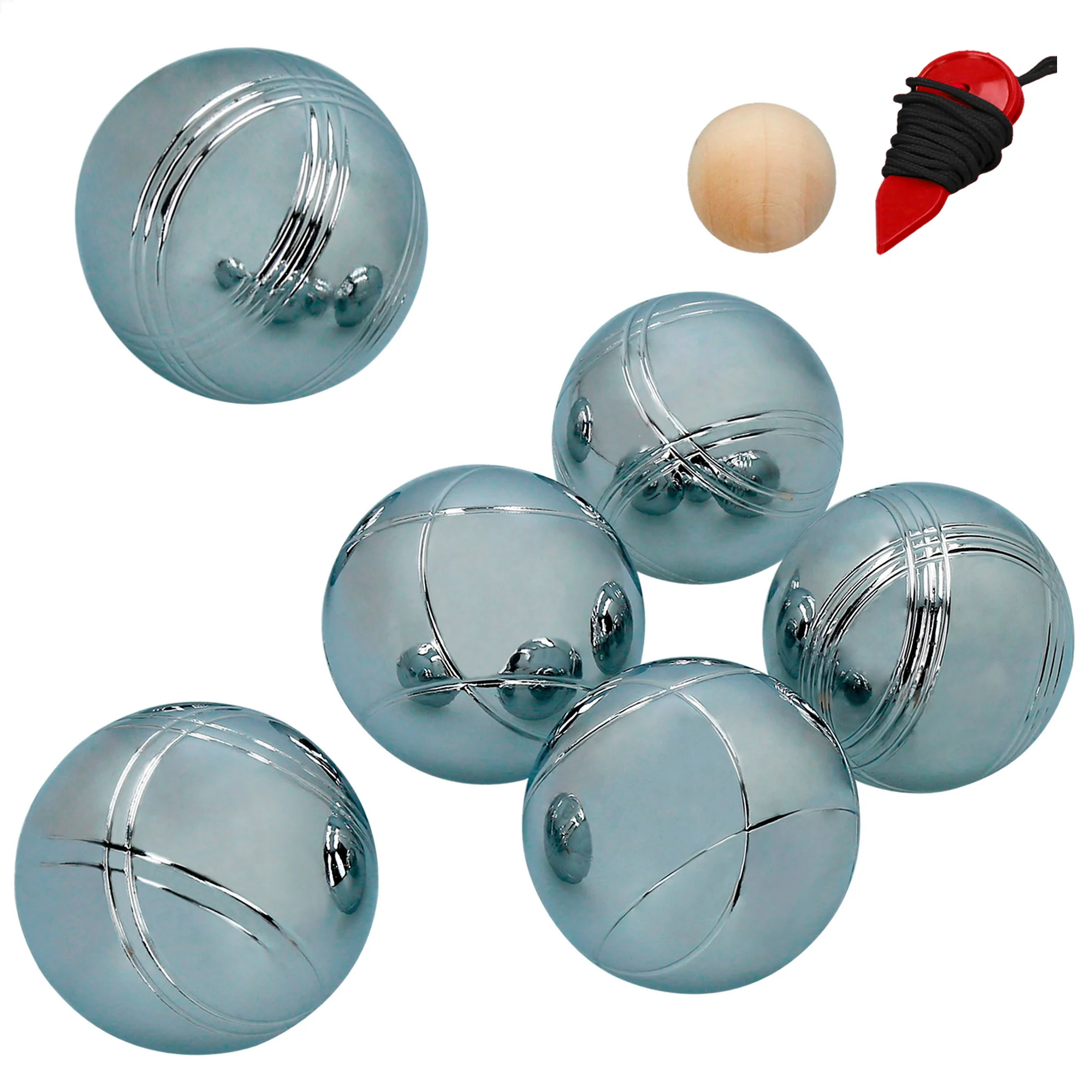 Aktive Sports Petanque Game Set 6 Balls