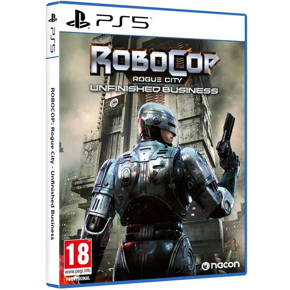 ROBOCOP ROGUE CITY UNFINISHED BUSINESS PS5 JUEGO FÍSICO PARA PLAYSTATION 5 VERSIÓN ESPAÑOLA GARANTÍA EUROPEA EU WARRANT playstation