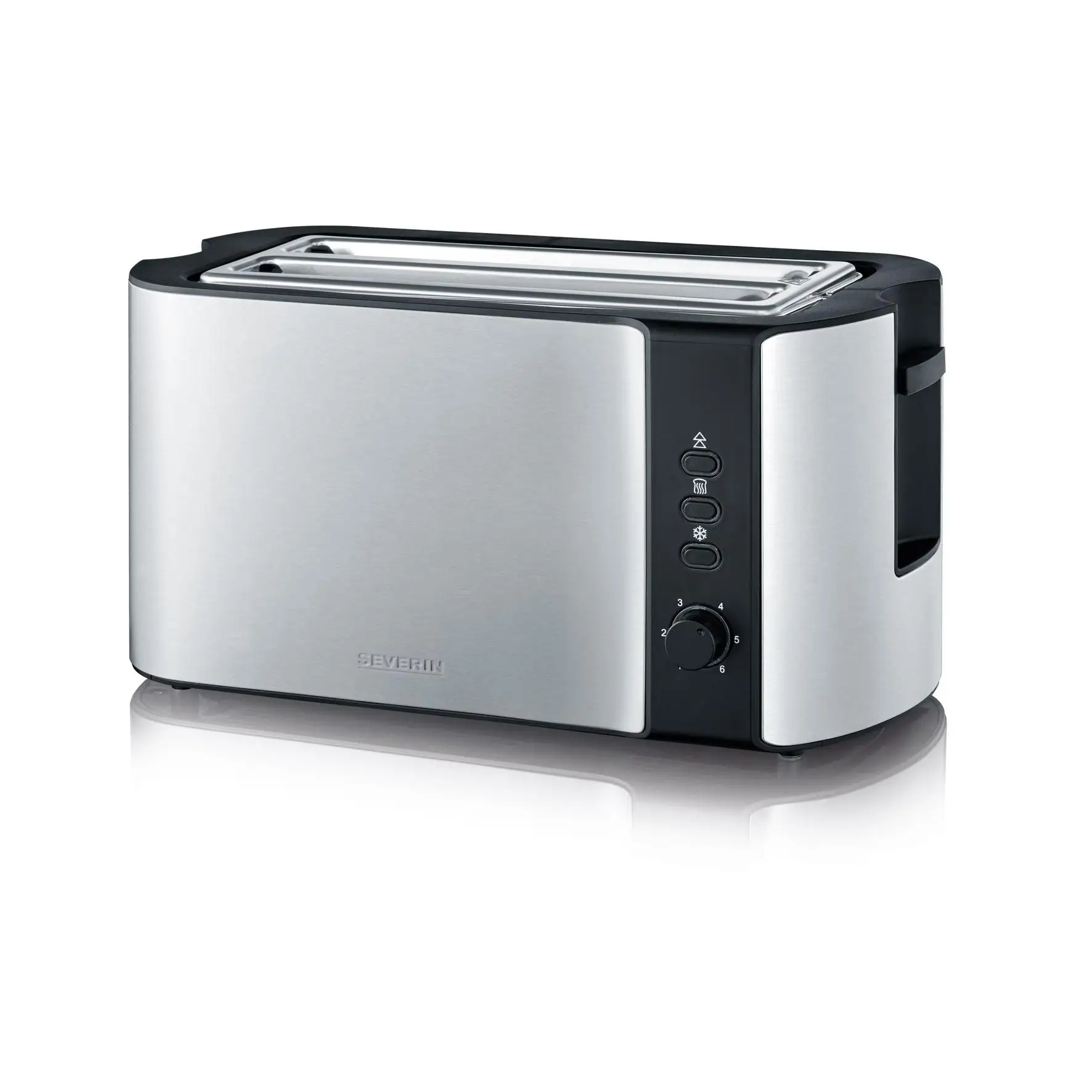 Stainless 2 Slices 1400 W Double Long Severin Toaster