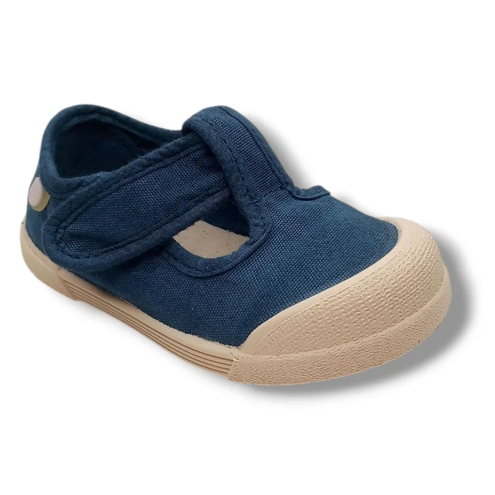 Igor Zapatilla Lona Pepito Sneakers Barefoot S10332-003 MARINO Zapatillas calzado niños Summer Respetuoso ROYALE CORDONETS