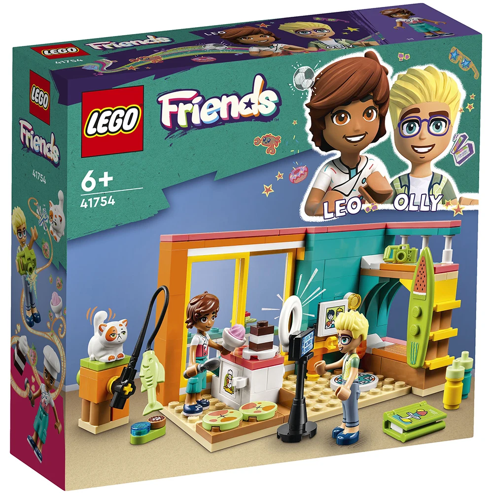 LEGO FRIENDS - HABITACIÓN DE LEO, 41754, TIENDA CON LICENCIA OFICIAL, PRODUCTO CON LICENCIA OFICIAL, ENVIO 24-48 HORAS PENÍNSULA, PIEZAS, BLOQUES, BRICKS, JUGUETES, 100% ORIGINAL