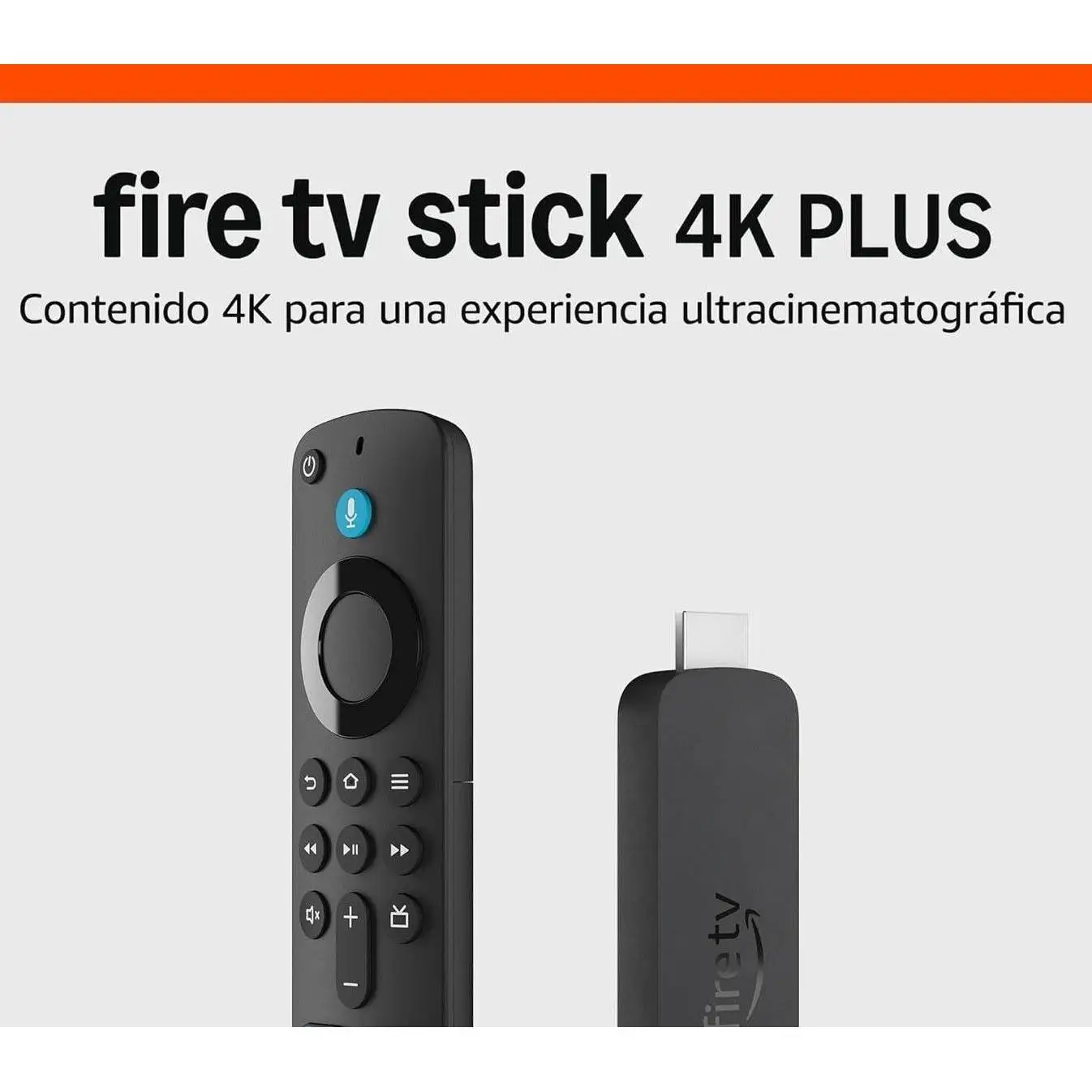 Amazon Fire TV Stick HD, 4K PLUS – Streaming en Full HD y Ultra HD con Dolby Vision, HDR10+, Dolby Atmos, Wi-Fi 6, Control por Voz Alexa y Mando Inclu