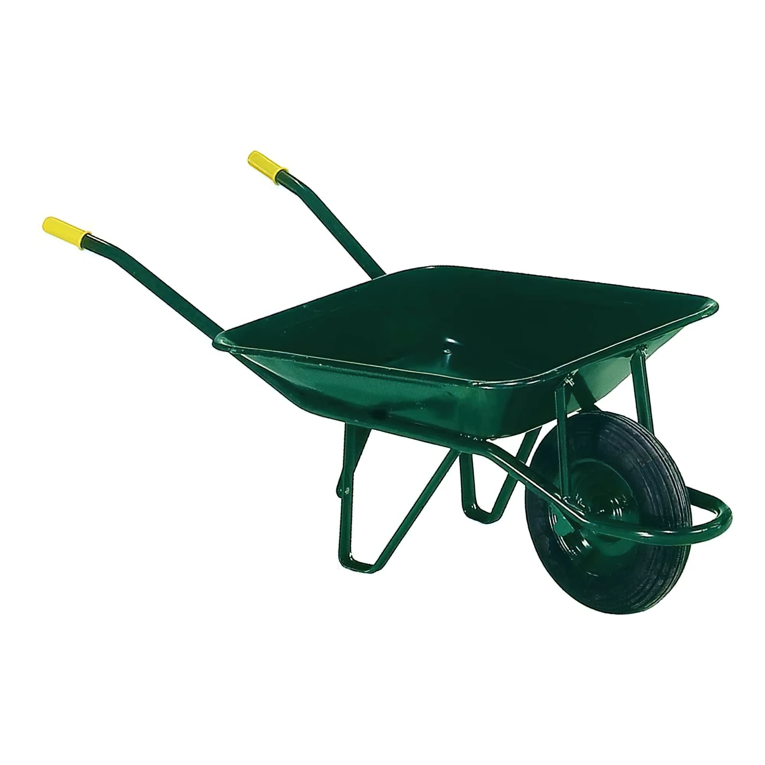 SANCO STORE - WOLFPACK LINEA PROFESIONAL Carretilla Obra Verde Metálica Desmontada