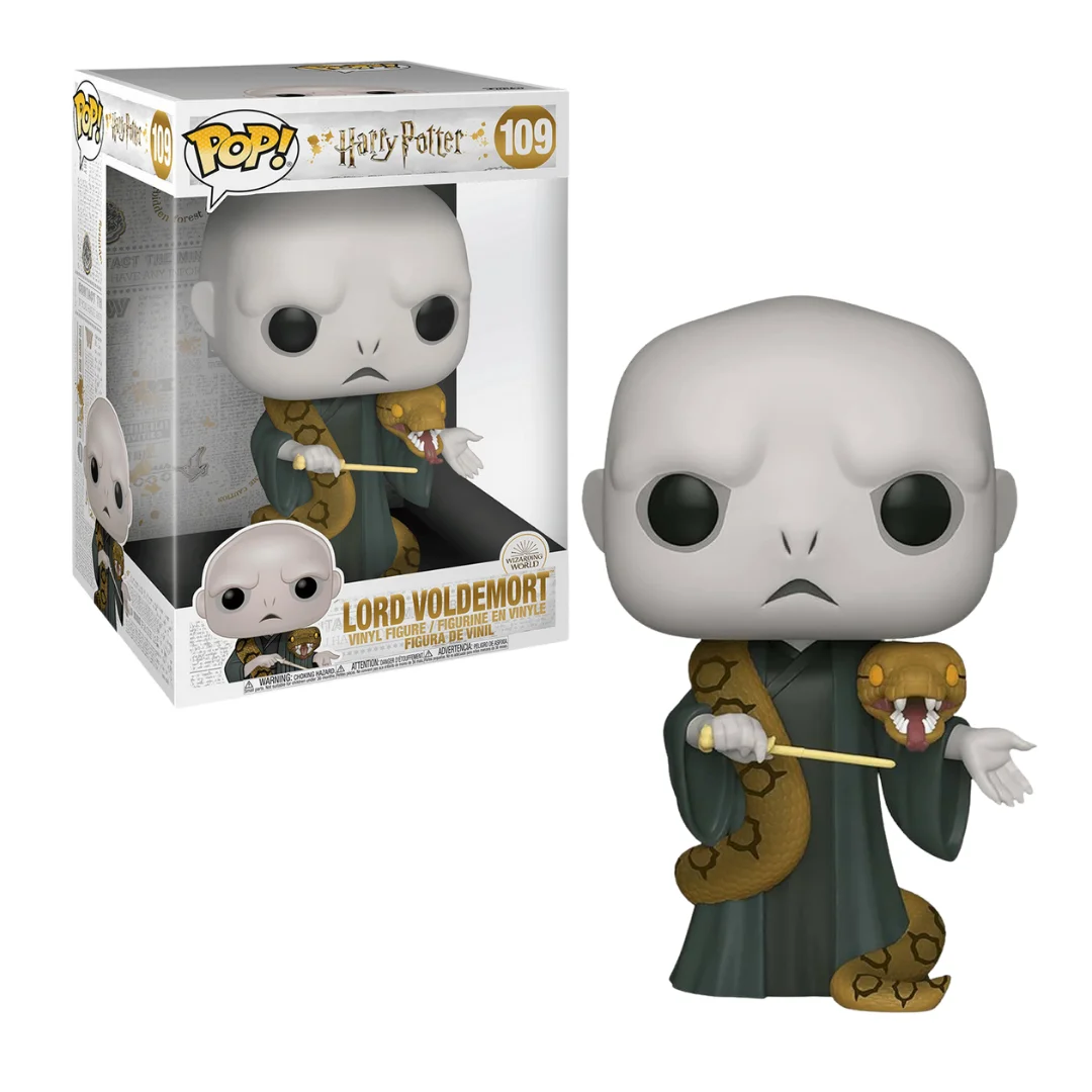 FUNKO POP! HARRY POTTER - VOLDEMORT CON NAGINI 25 CM, 48037, Nº 109, TIENDA CON LICENCIA OFICIAL, ENVIO EN 24-48 HORAS EN PENÍNSULA, FIGURA, CABEZÓN, MUÑECO, JUGUETES, PELÍCULA, MAGIA, HOGWARTS