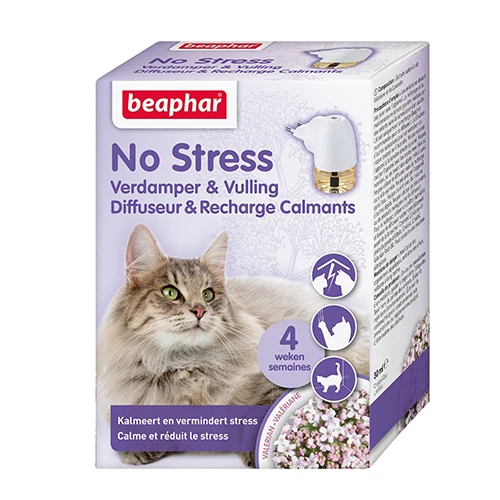 BEAPHAR No Stress Gato, Pack Difusor + Recambio 30 ml