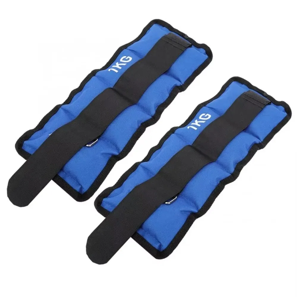 Maxia Market - Pesas Para Tobillos y Muñecas de 1 a 5 Kilos, Lastres Doble Correa Ajustables, para Fitness Ejercicio Gimnasio Entrenamiento, Pesas Tobilleras Multifuncional