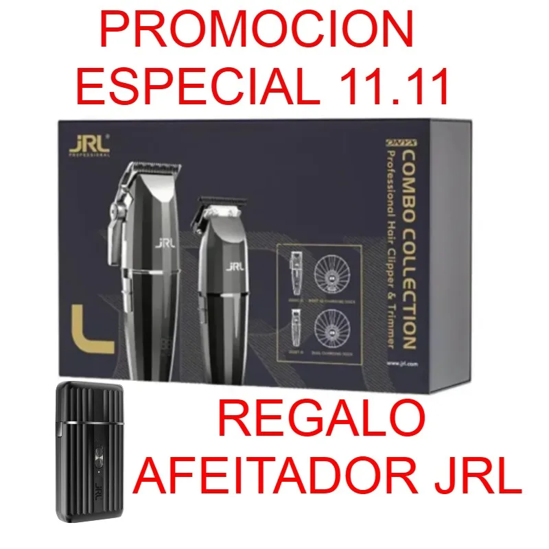 JRL - PROMO ESPECIAL 11.11 COMBO ONYX CLIPPER + TIRMMER  + AFEITADOR  ,MÁQUINA DE CORTE ONYX 2020C-B CON BASE DE CARGA + MÁQUINA DE TRIMMER ONYX 2020T-B CON BASE DE CARGA+ REGALO AFEITADOR   Onyx