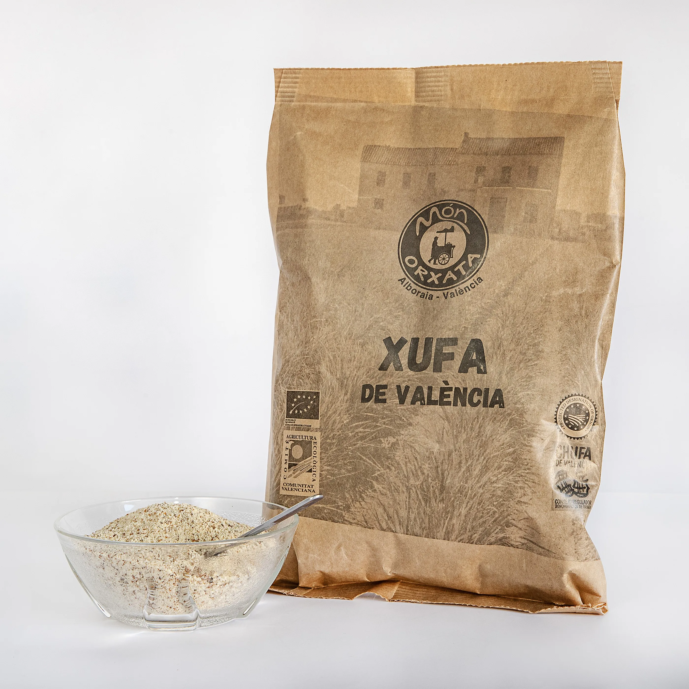 Chufa molida con Denominación de Origen chufa de València de cultivo ecológico 1Kg