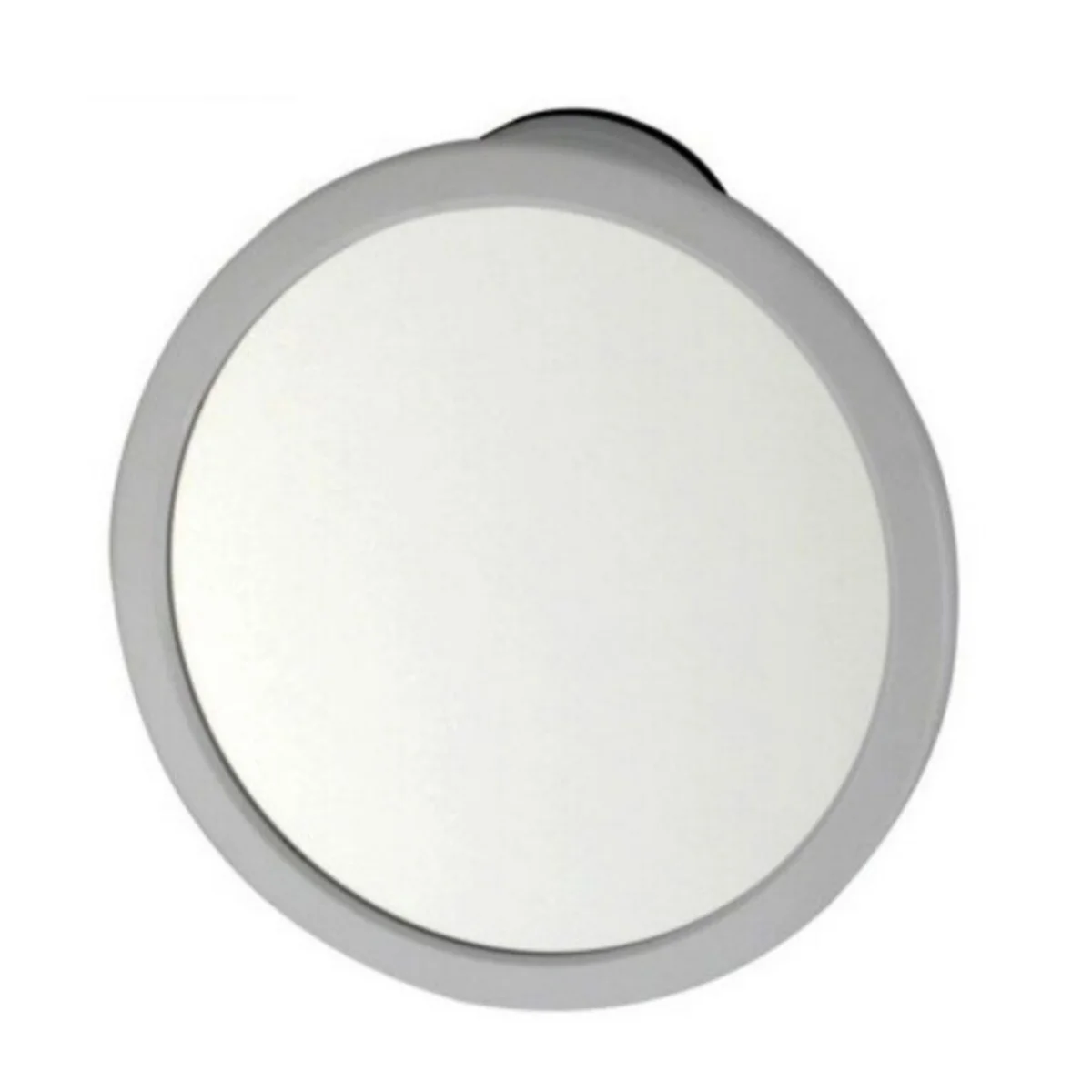 ZYLX SHOPPING – Bathlux Espejo de Baño Redondo con Ventosa Fuerte sin Taladro, Espejo Adhesivo para Pared, Ø 16 cm, Color Blanco