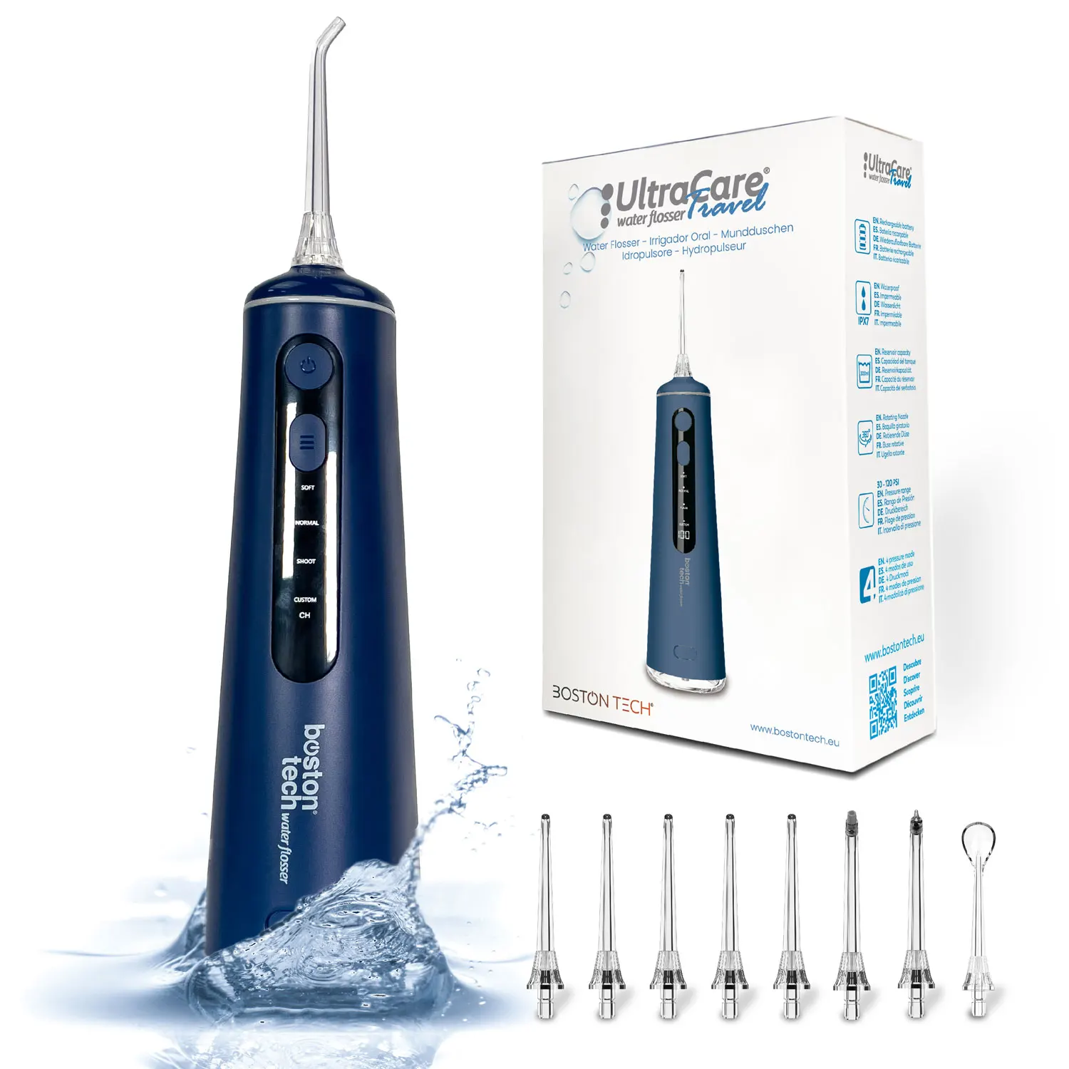 Irrigador Dental Profesional Ultracare Travel Aquapik Boston Tech