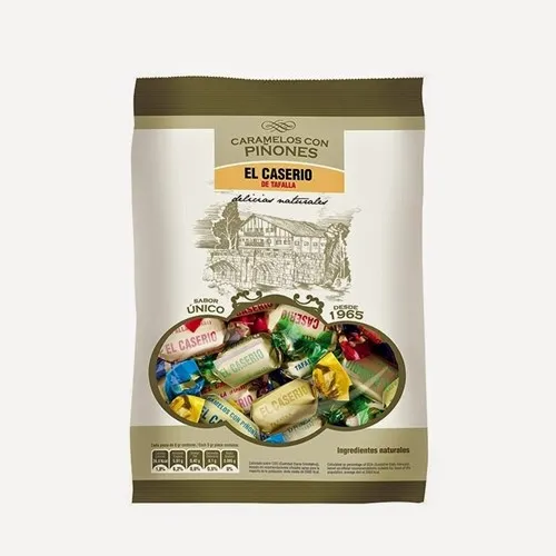 Caramelos de piñones El Caserio - Deliciosos dulces con sabor a nueces 1 kg