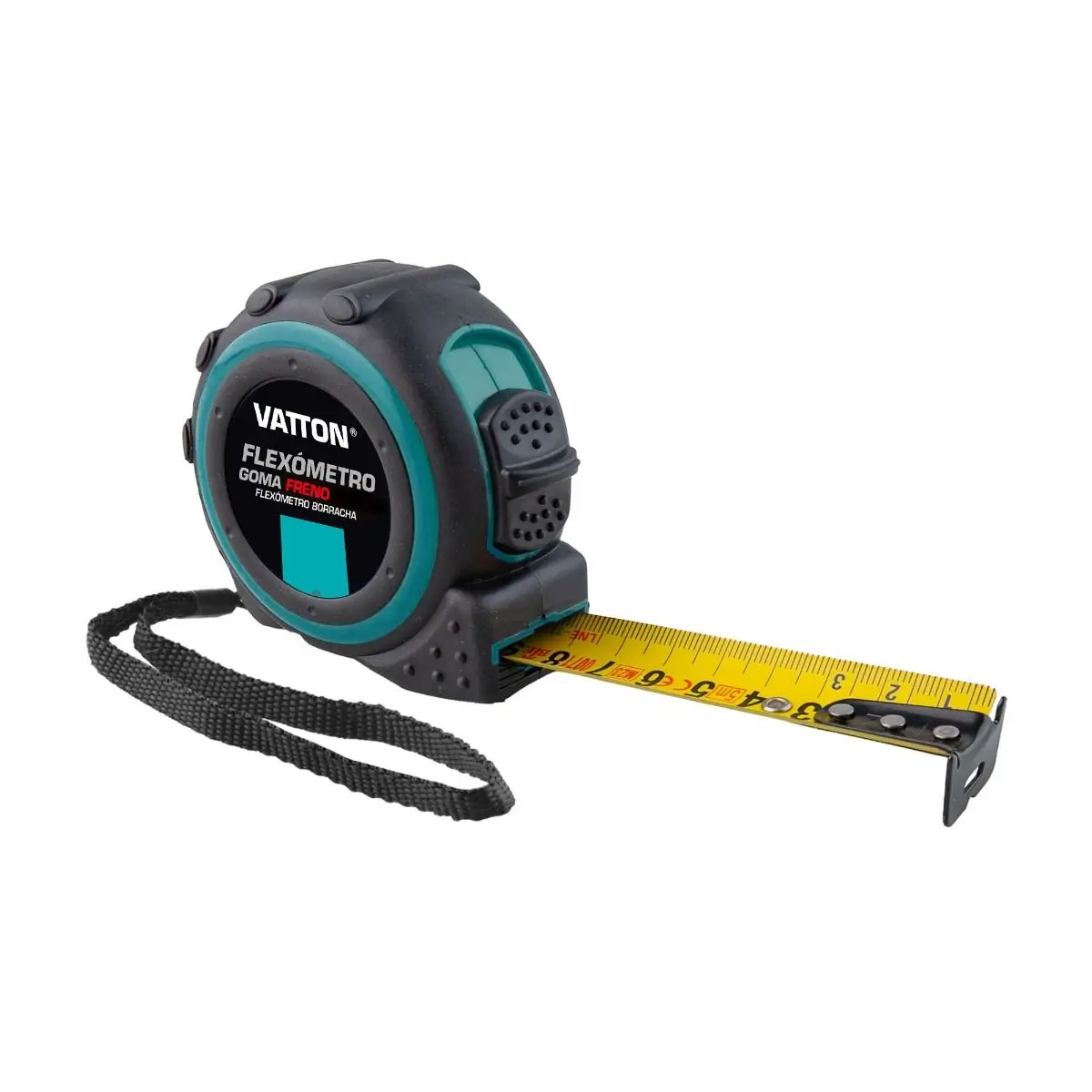 Flexómetro Profesional Vatton | Forrado en Goma, Anti-impacto, Clase II - 3m, 5m y 8m