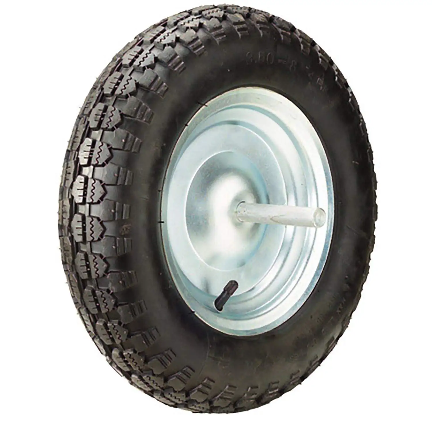SANCO STORE - WOLFPACK LINEA PROFESIONAL Rueda Carretilla Obra Neumática Llanta Metálica