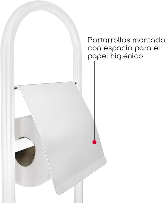 Metal plastic Bamboo toilet paper holder