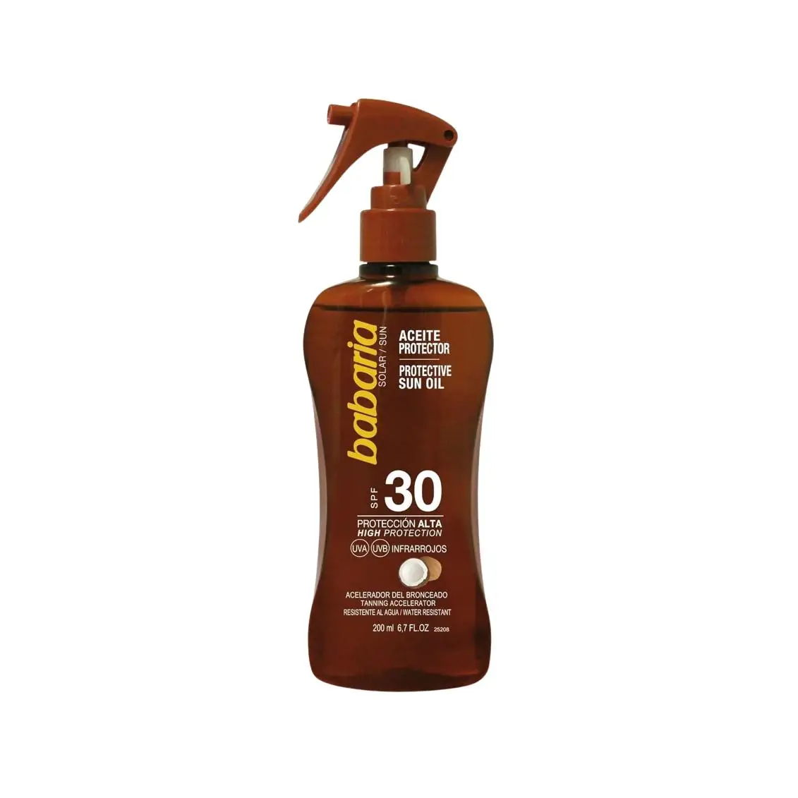Babaria Sol Aceite Protector Solar Coco Spray Spf30 200 Ml + After Sun 100 Ml Unisex