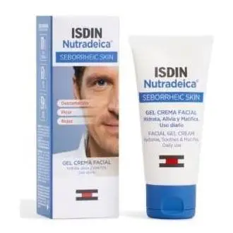 Isdin Nutradeica Gel Crema Facial Piel Seborreica, 50 Ml