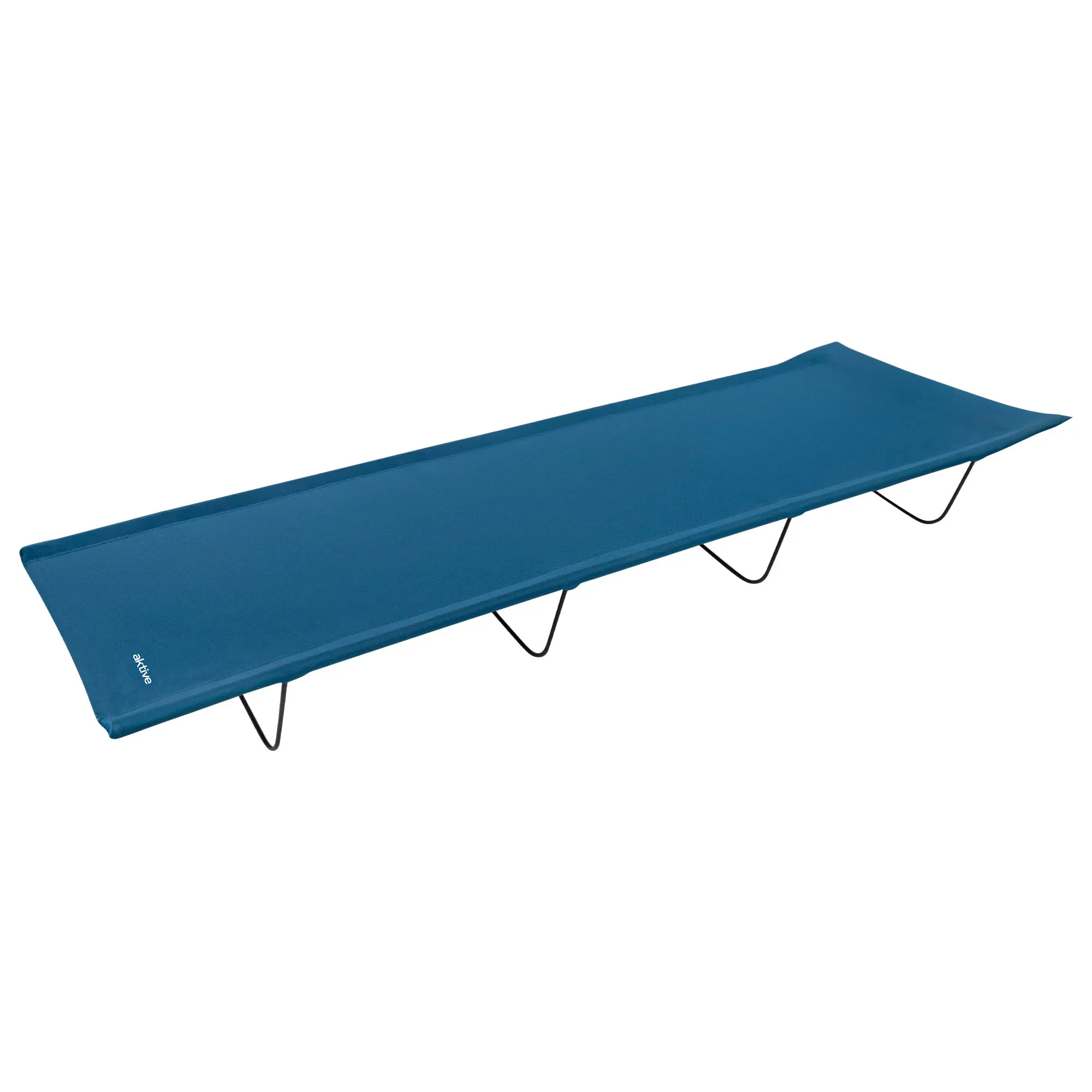 Aktive Camping - Tumbona plegable acero y tela, 180x60x18 cm, peso máximo soportado 110 kg, con PVC, bolsa de transporte, para una persona, resistente, hamaca, jardín, acampada