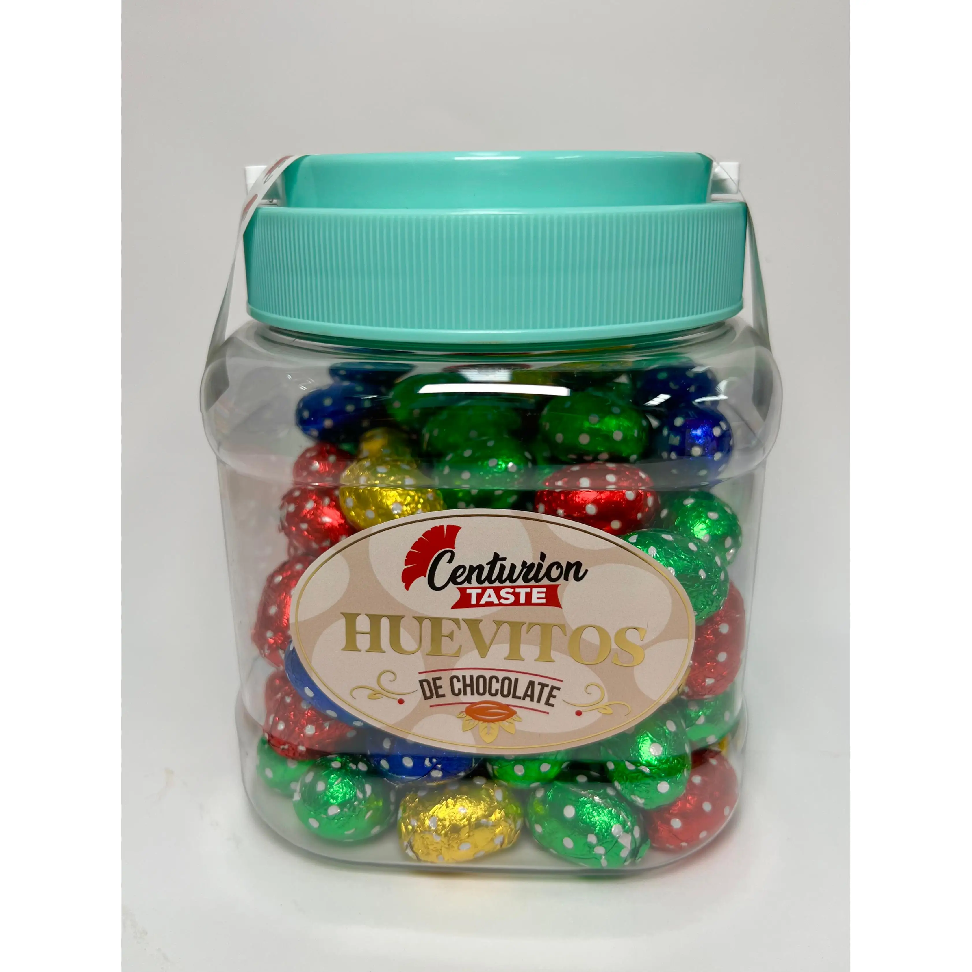 HUEVOS DE CHOCOLATE SURTIDO EN TARRO 800 GR - (contiene 110 huevitos)