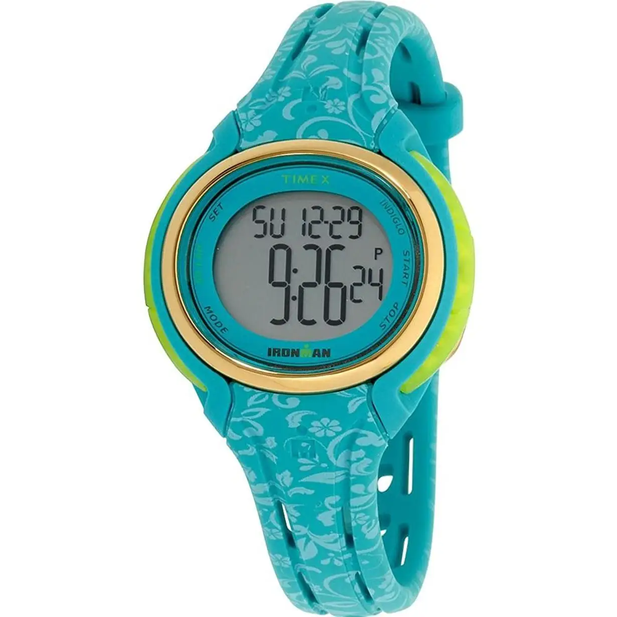 Timex digital quartz women's watch with silicone strap tw5m03100