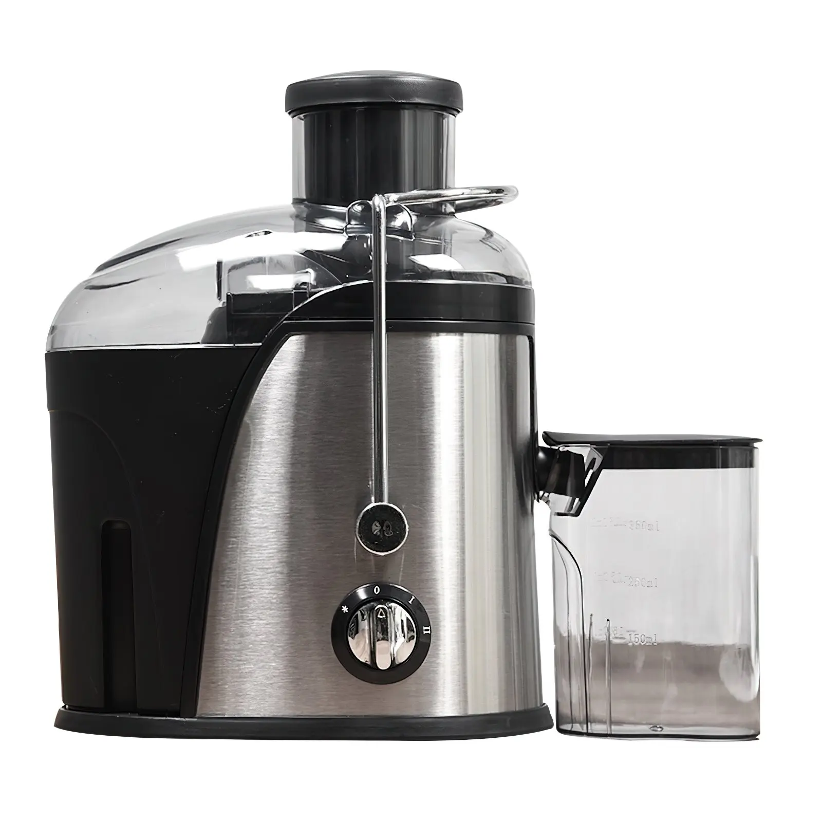 Exprimidor de 800W, máquina extractora de frutas completas con 2 velocidades, separación de jugo para el hogar, antigoteo, enchufe europeo
