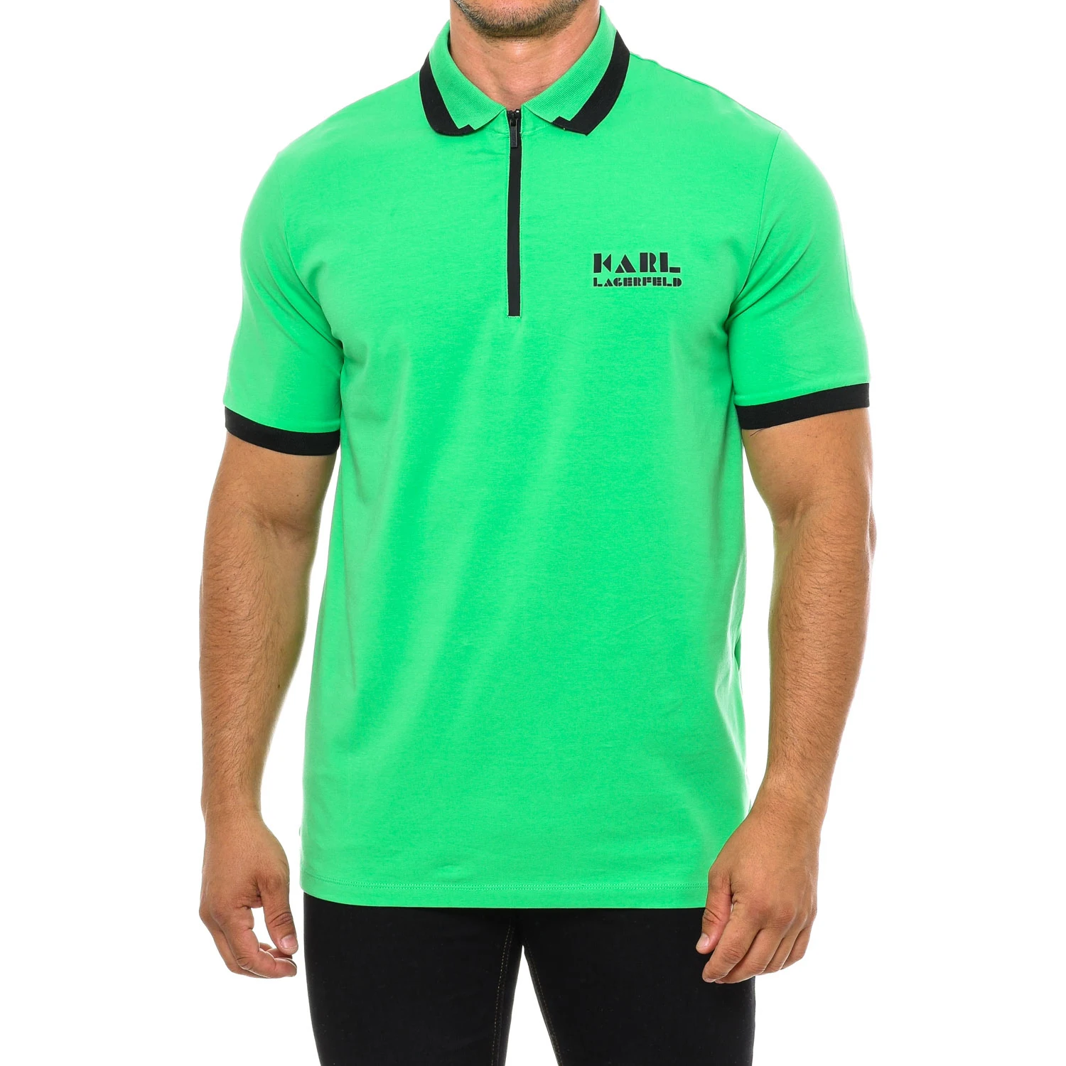 Karl Lagerfeld-Polo de manga corta 745081533221 para Hombre