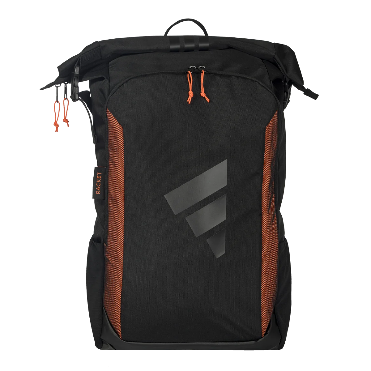 Mochila Adidas Multigame Color Negro y Naranja - Nueva Temporada 2025 - Mochila Pádel Hombre - Compartimentos Ordenados - Protección Térmica - Mochila Adidas Padel Hombre