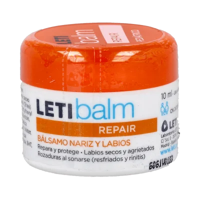 Bálsamo Reparador Letibalm Pediátrico para Labios Resecos y Cara Seca