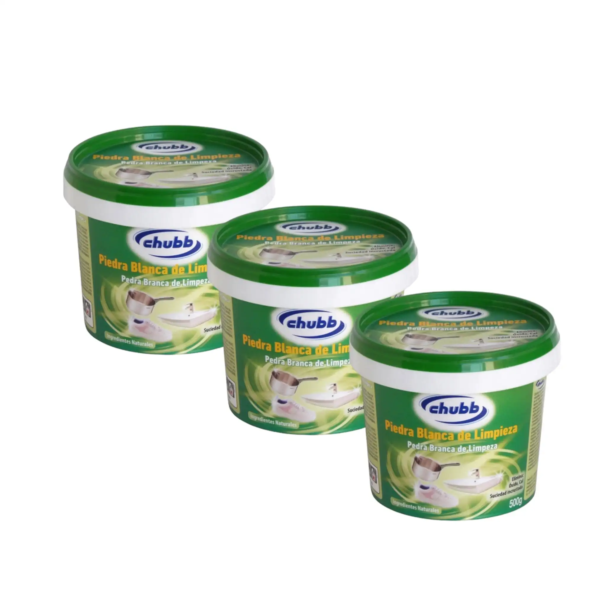 Chubb Piedra Blanca de Limpieza 500g - Pack 3