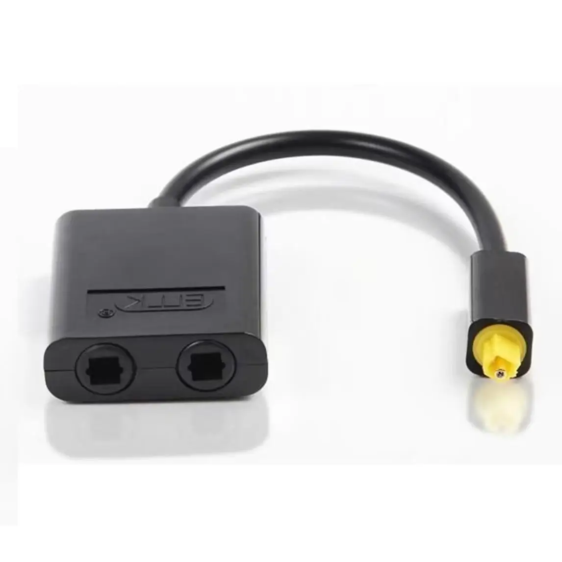 FGNS. Toslink Splitter - 1 Entrada 2 Salidas Digital  Splitter de Audio Óptico Adaptador de compatible para TV,D/DVD PS3  Amplificador, Barra de Sonido
