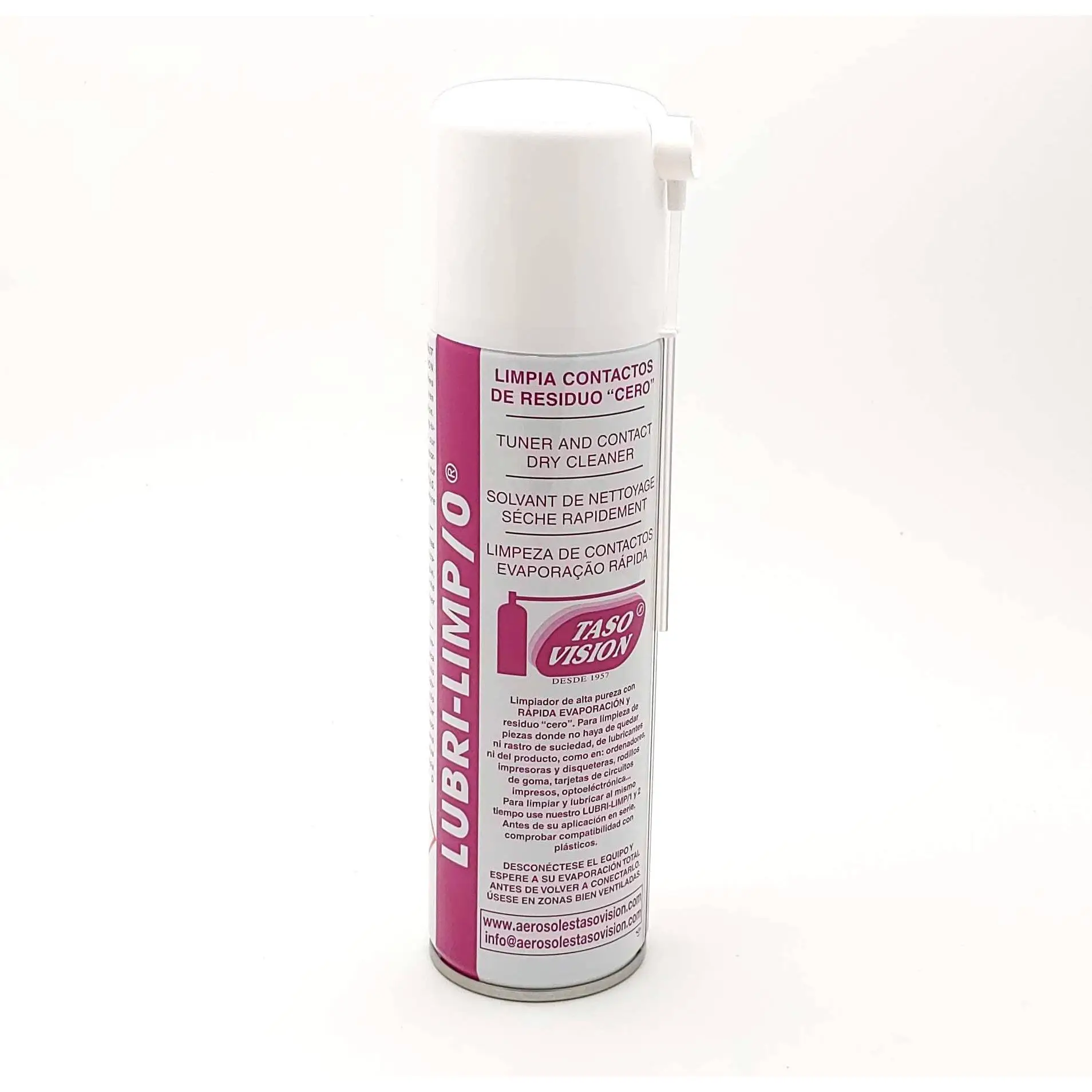 LUBRI-LIMP-0-335 Limpiador de Contactos Residuo Cero 250ml