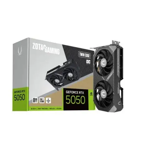 Zotac GAMING GeForce RTX 5050 Doble Borde OC NVIDIA 8 GB GDDR6