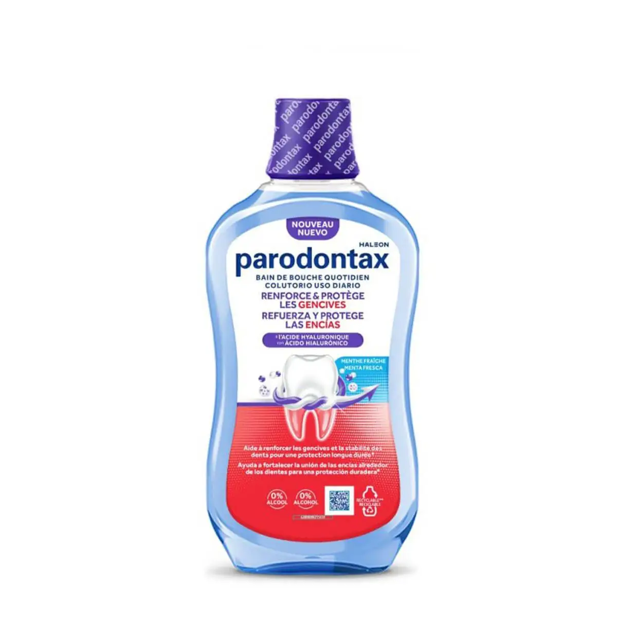 Parodontax refuerza y protege las encías colutorio 400 ml