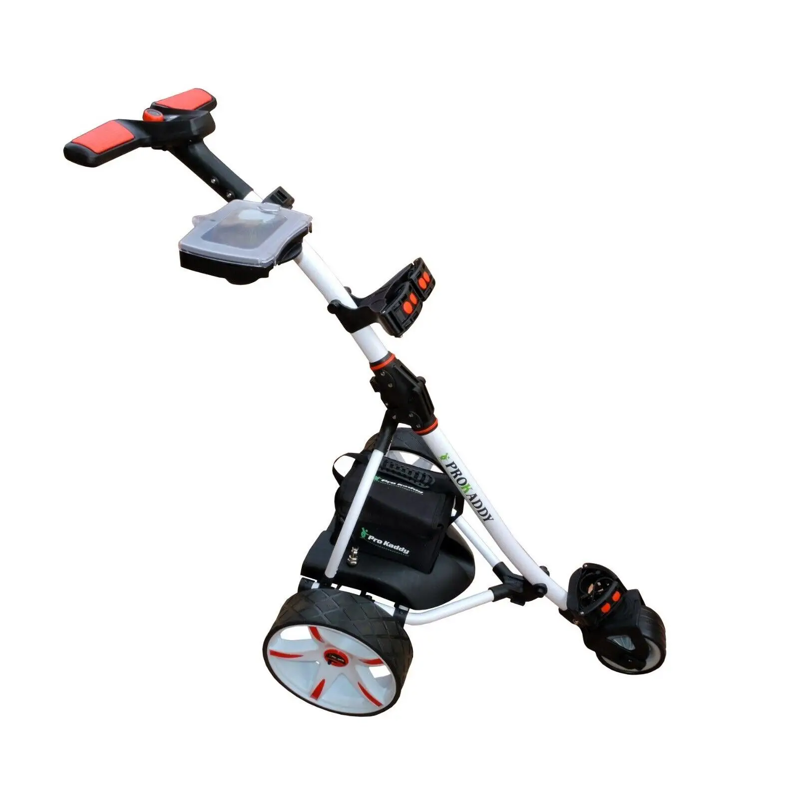 Prokaddy Carro Eléctrico de Golf S1T2 Blanco 33amp Ruedas Desmontables