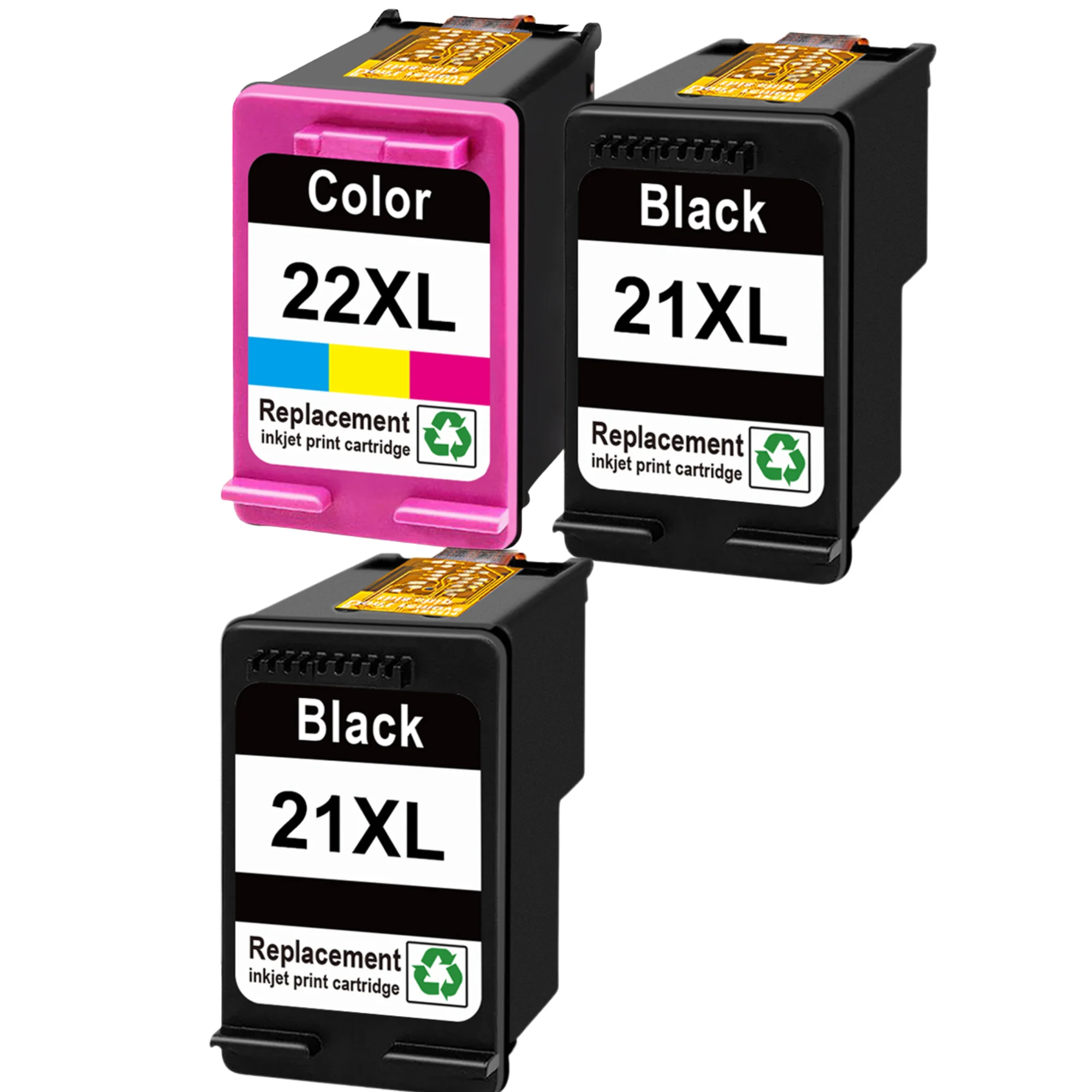 Cartuchos de Tinta Compatibles HP 21XL y HP 22XL - Alta Capacidad