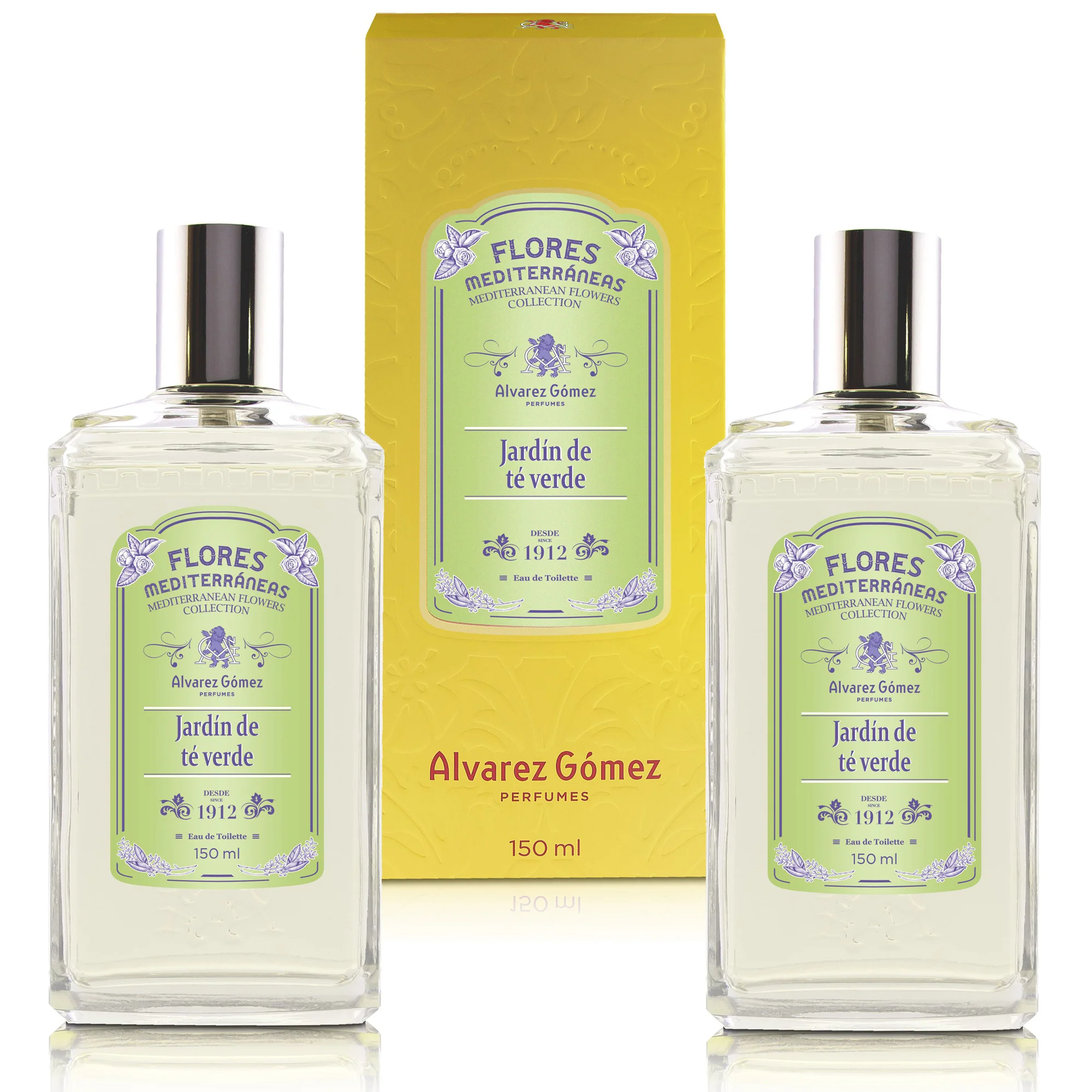 Alvarez Gomez Set 2 Frascos 150 Ml Fragancias Mediterráneas Jardín de Te Ve