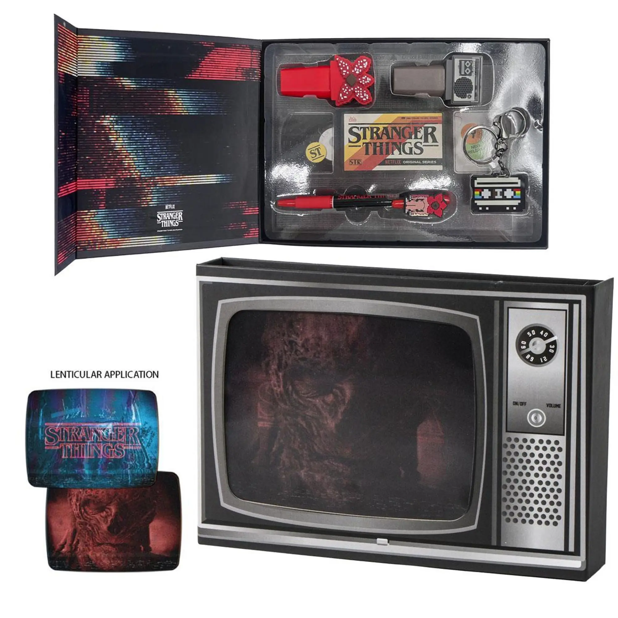 Set di Cancelleria Stranger Things per Fan - Astuccio da Collezione, Design Vintage con Accessori a Tema, Ideale come Regalo per Scuola o Ufficio