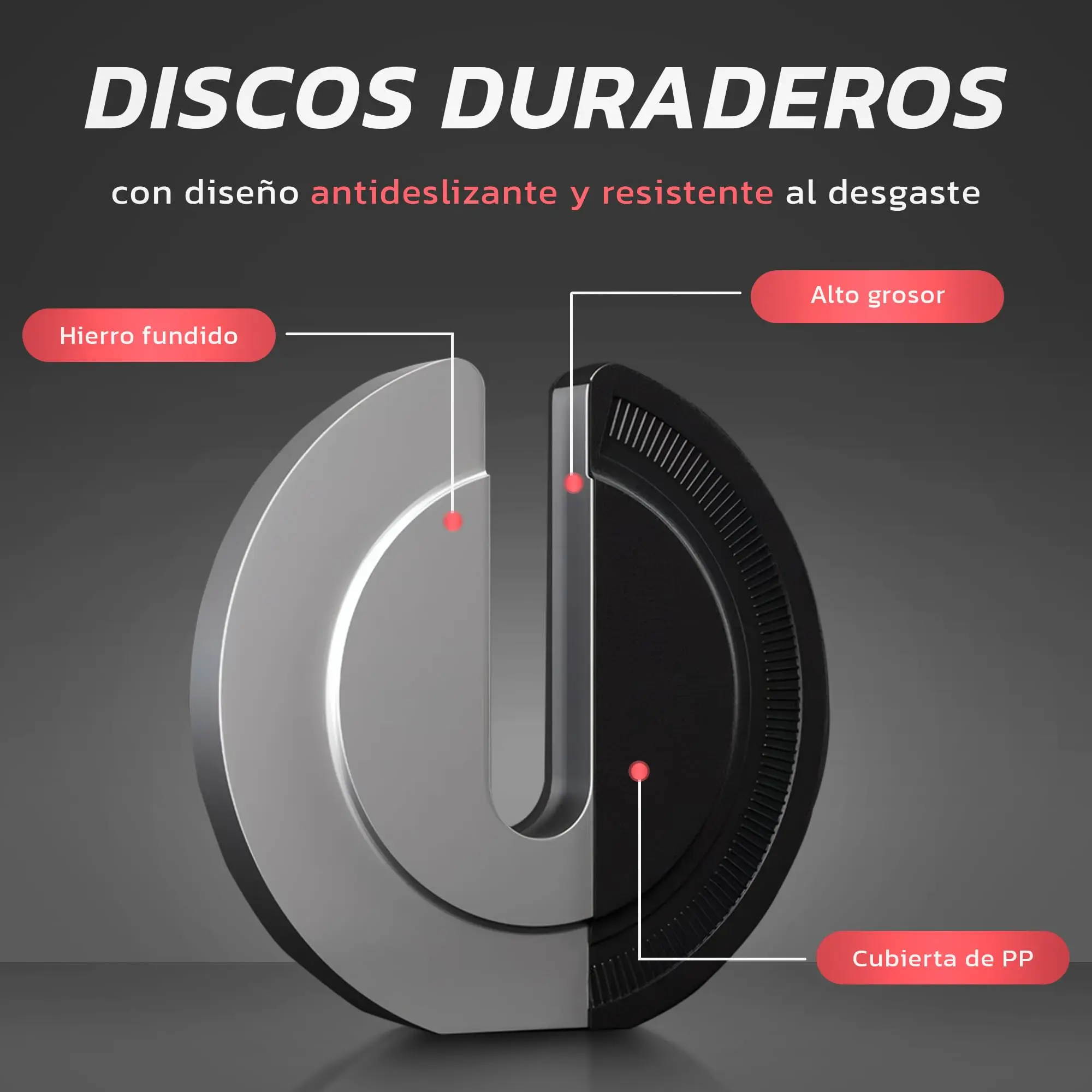 JUPPLIES Adjustable Dumbbell 24 kg 15-in-1 with Quick Weight Change from 2.5 to 24 kg, Compact Design for Home Gym, Features Non-Slip Grip and Double Lock for Safe Training #4