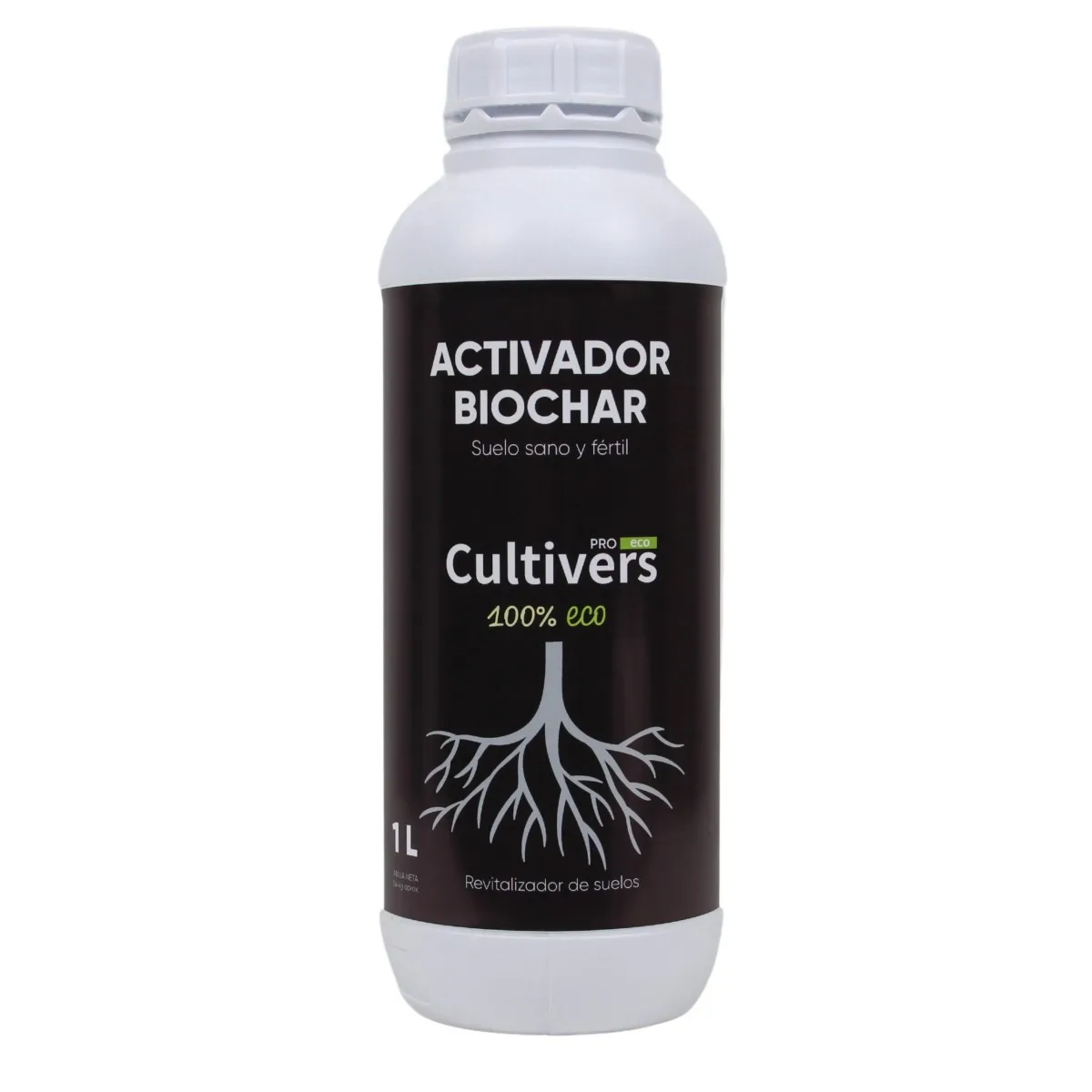 Cultivers Activador Biochar - Regenerador de Suelo y Fertilizante Orgánico