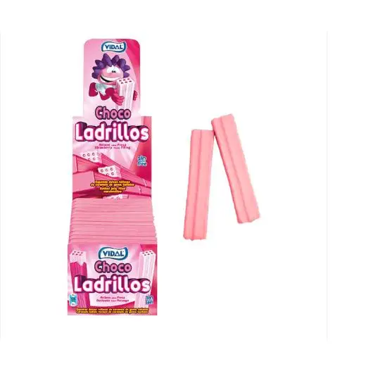 Vidal chocolates strawberry box 75u approx 855g brick-shaped clouds with groundbreaking crispy coverage. Gluten-free lival flavor guaranteed