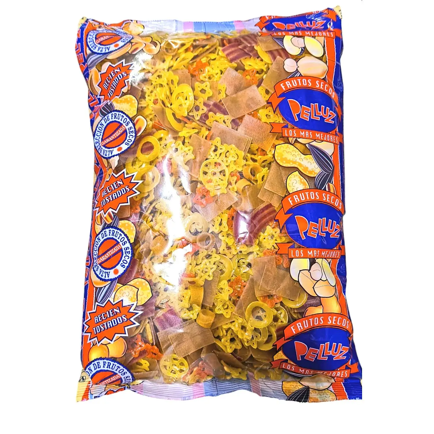 Coctel de Maíz Crudo para Freír 1Kg - Aperitivo de Maíz Crispy - Marca Pelluz