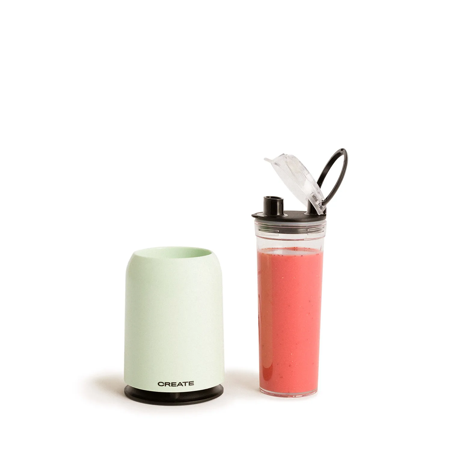 Create - 400 ml portable blender, for juices, smoothies and smoothies - bpa and toxic free - 230w - moi studio