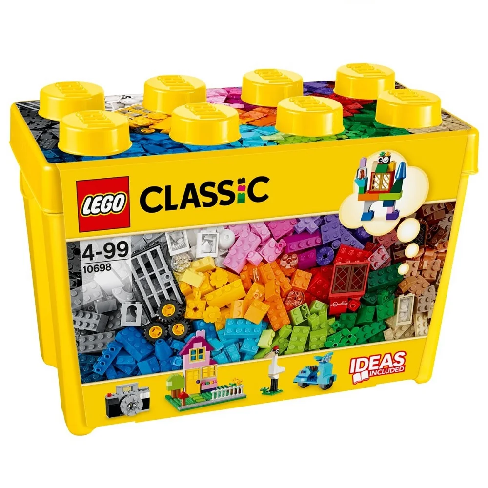 LEGO CLASSIC - CAJA DE LADRILLOS CREATIVOS GRANDE 10698, TIENDA CON LICENCIA OFICIAL, LADRILLOS, CONSTRUCCIÓN, JUGUETES, ENVÍO URGENTE 24-48 HORAS PENÍNSULA