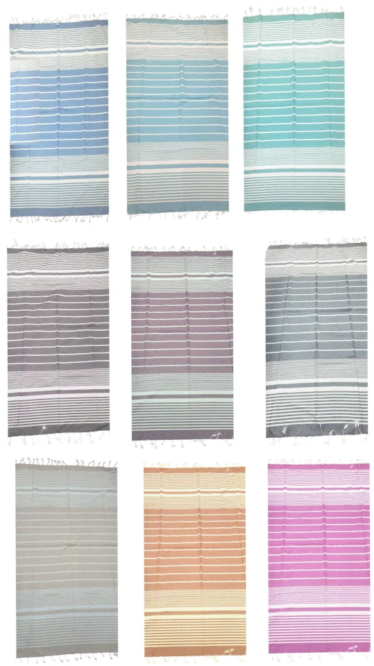 Beach fabric-type pareo - 2 mts. X 1 mt. -9 colors to choose