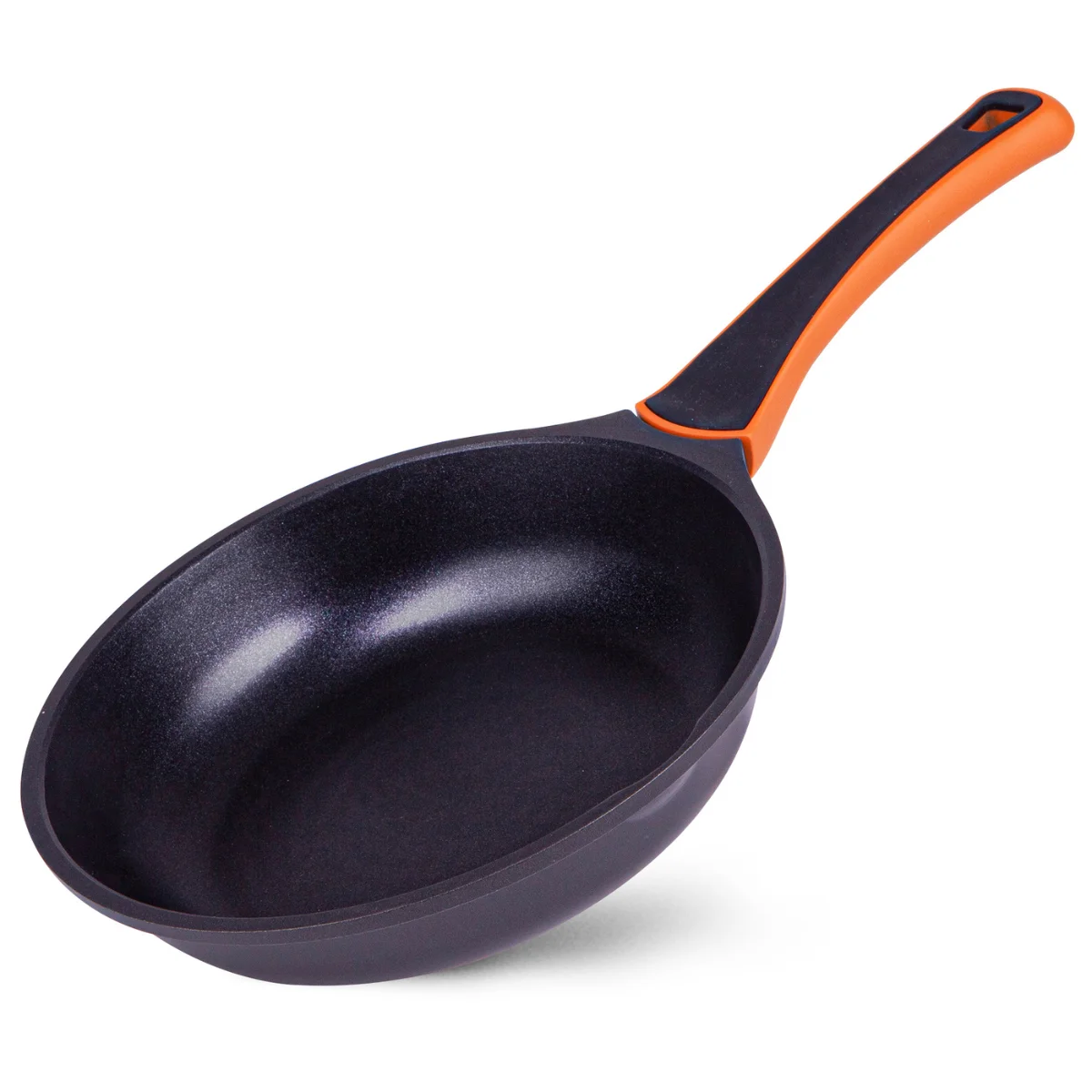 LA MOUSTACHE Sartén DUCANE de Aluminio Fundido con Revestimiento de Titanio Antiadherente, Todo Tipo de Cocinas, Sin PFOA