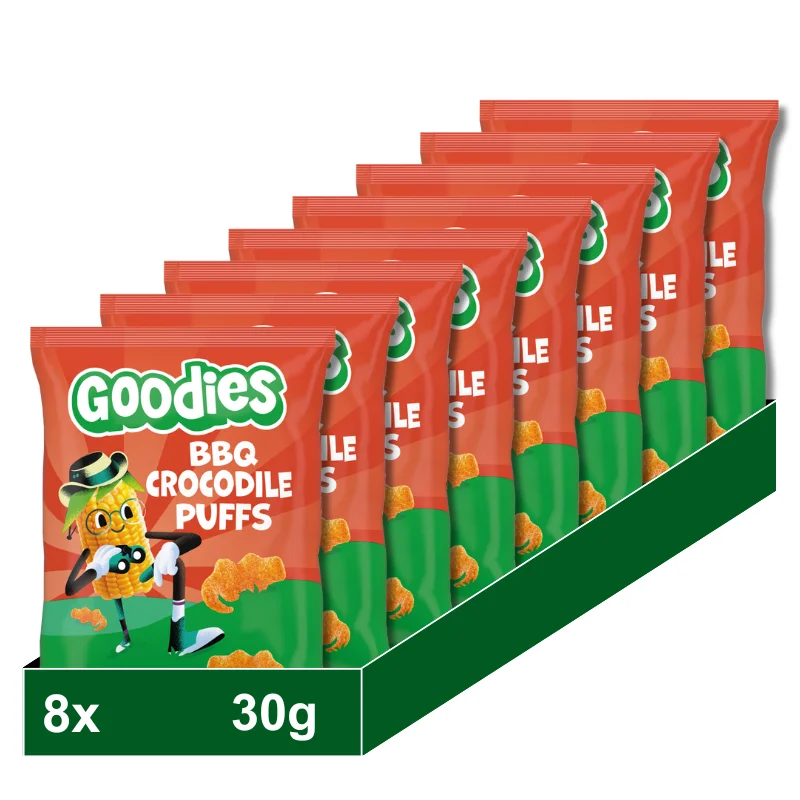 Snacks para niños Goodies con sabor BBQ 9x30g